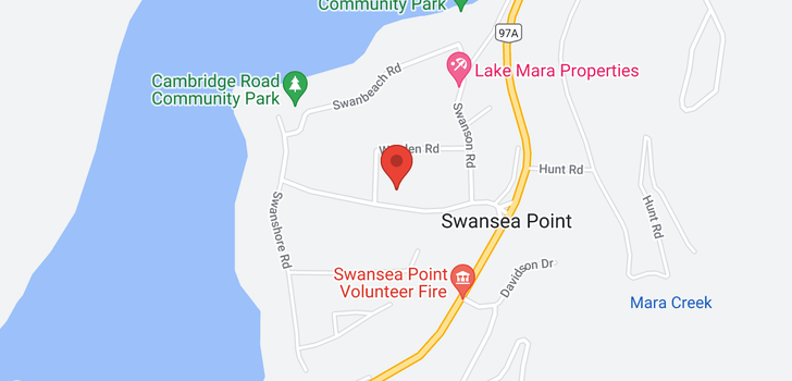 map of 667 Swansea Point Road